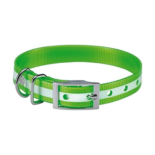 Stepland SLCH332-TU Hundehalsband, 60 cm, verstärkt, phosphoreszierend, 60 cm, Erwachsene, Unisex, Grün, ohne Stickerei, TU von Stepland