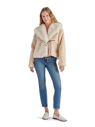 Steve Madden Apparel Winterlyn-Mantel für Damen, Naturfarben Steve Madden Apparel Winterlyn-Mantel für Damen, Naturfarben von Steve Madden