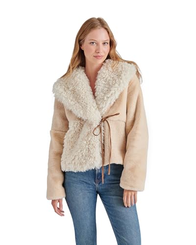 Steve Madden Apparel Winterlyn-Mantel für Damen, Naturfarben von Steve Madden