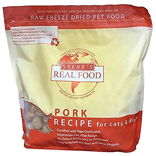 Steve's Real Food Gefriergetrocknete rohe Nuggets 1,25# (Schweinefleisch) von Steve's Real Food