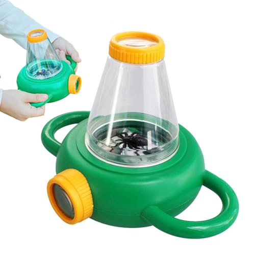 Stgbcst Insektenbetrachter Vergrößerungsbox – Insektenlupe, Insektenbehälter und Observationsbox,Easy to Carry, Perfect for Nature, Learning, Activities(15,3x12,9x17,1cm 410g)​ von Stgbcst