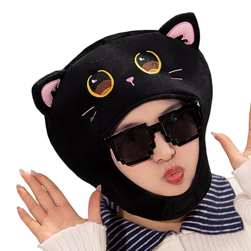 Katzenohrhut, Katzenhut - Süße Katzenohren Hüte | Rollenspielkostüm, Neuheit Cosplay Accessoires, warmes Stofftier für Erwachsene Geburtstagsfeiern von Stibtmr