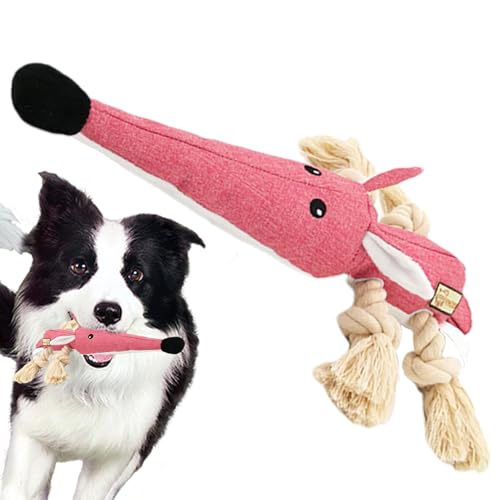 Plüsch quietschende Hund Spielzeug, gefüllte Kau -Hund -Spielzeug - Simuliertes Tierform quietschendes Bissresistant Soundseil Spielzeug,Chattering Chew Plush Interactive Dog für kleine, mittlere, Plüsch quietschende Hund Spielzeug, gefüllte Kau -Hund -Spielzeug - Simuliertes Tierform quietschendes Bissresistant Soundseil Spielzeug,Chattering Chew Plush Interactive Dog für kleine, mittlere, von Stibtmr