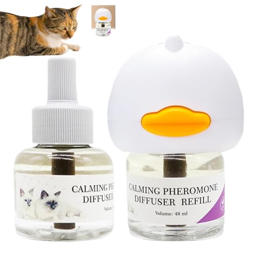 Stibtmr Katze beruhigend Diffusor, beruhigender Diffusor für Katzen | Beruhigender Verhaltensunterstützungsdiffusor - 96 ml tragbar Stibtmr Katze beruhigend Diffusor, beruhigender Diffusor für Katzen | Beruhigender Verhaltensunterstützungsdiffusor - 96 ml tragbar von Stibtmr