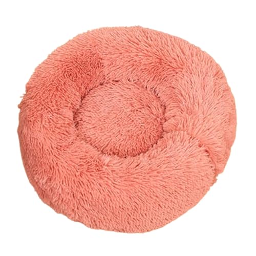 Stibtmr Rundes Hundebett, rundes Haustierbett aus weichem Plüsch | Rundes Plüsch-Donut-Kuschelbett,Beruhigende Schlummerschlafhütte für Katzen, Haustierbettmatte für kleine Hunde Stibtmr Rundes Hundebett, rundes Haustierbett aus weichem Plüsch | Rundes Plüsch-Donut-Kuschelbett,Beruhigende Schlummerschlafhütte für Katzen, Haustierbettmatte für kleine Hunde von Stibtmr