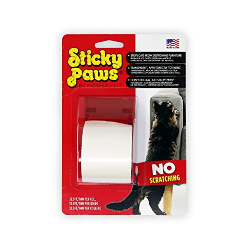 Sticky Paws Schutzklebeband für Möbel, Rolle 10 m von Pioneer Pet