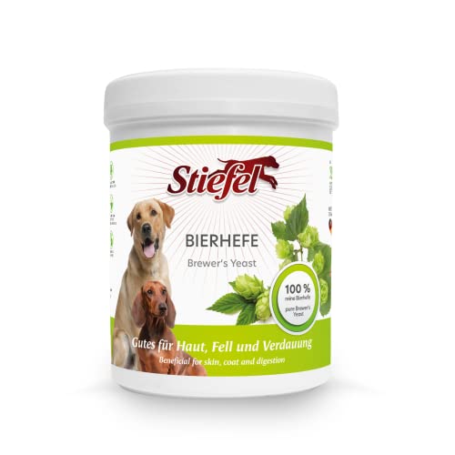 Stiefel Bierhefe für Hunde, 100% naturbelassene Reine Bierhefe, unterstützt beim Fellwechsel, fördert den Stoffwechsel, die Verdauung, Haut- und Haarbild, wertvolle Vitaminen & Spurenelementen, 500g Stiefel Bierhefe für Hunde, 100% naturbelassene Reine Bierhefe, unterstützt beim Fellwechsel, fördert den Stoffwechsel, die Verdauung, Haut- und Haarbild, wertvolle Vitaminen & Spurenelementen, 500g von Stiefel