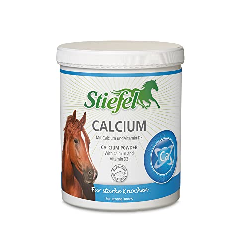 Stiefel Calcium für Pferde, hochwertiger Futterzusatz für gesunde Knochen & Wachstum ideal für Fohlen & Jungpferde, Zusammensetzung aus Calcium, Vitamin D3, Vitamin K3, Vitamin C & Cholin, 1kg von Stiefel