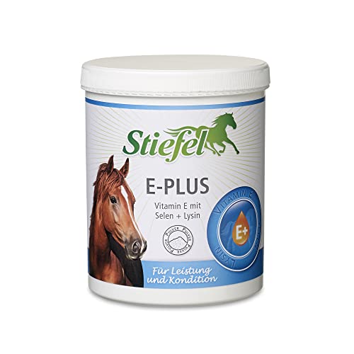 Stiefel E-Plus für Pferde, für mehr Leistungsbereitschaft, Kondition & Belastbarkeit, Vitamine E mit Selen und Lysin, Pulver, 1kg Stiefel E-Plus für Pferde, für mehr Leistungsbereitschaft, Kondition & Belastbarkeit, Vitamine E mit Selen und Lysin, Pulver, 1kg von Stiefel