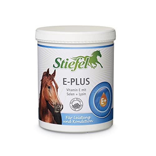Stiefel E-Plus für Pferde, für mehr Leistungsbereitschaft, Kondition & Belastbarkeit, Vitamine E mit Selen und Lysin, Pellets, 1kg von Stiefel