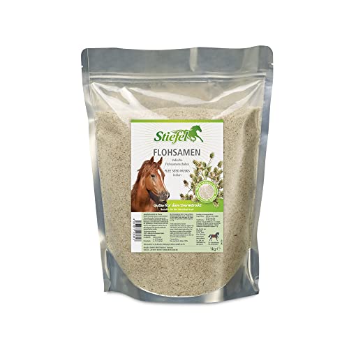 Stiefel Flohsamen für Pferde, 100% naturbelassene indische Flohsamenschalen, unterstützt die Selbstreinigungsfunktion des Darms, 1kg Stiefel Flohsamen für Pferde, 100% naturbelassene indische Flohsamenschalen, unterstützt die Selbstreinigungsfunktion des Darms, 1kg von Stiefel