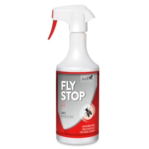 Stiefel Flystop IR für Pferde, hochwirksamer Insektenschutz für Pferd & Reiter, beinahe geruchslos, Fliegenspray gegen Mücken, Bremsen, Zecken, mehrere Stunden Wirksamkeit, 650ml Stiefel Flystop IR für Pferde, hochwirksamer Insektenschutz für Pferd & Reiter, beinahe geruchslos, Fliegenspray gegen Mücken, Bremsen, Zecken, mehrere Stunden Wirksamkeit, 650ml von Stiefel