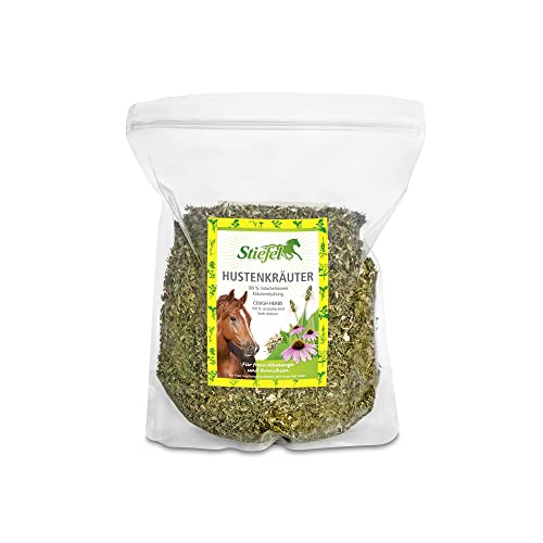 Stiefel Hustenkräuter für Pferde, 100% naturbelassene Kräutermischung, für freie Bronchien & Atemwege, dauerhaft oder in gezielten Phasen, 1kg von Stiefel