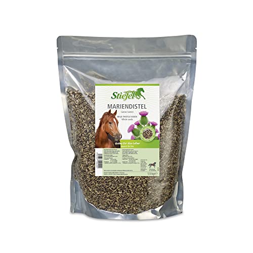 Stiefel Mariendistel, ganze Samen, zur Unterstützung der Leberfunktion, Anregung des Zellstoffwechsels, 1,5kg von Stiefel