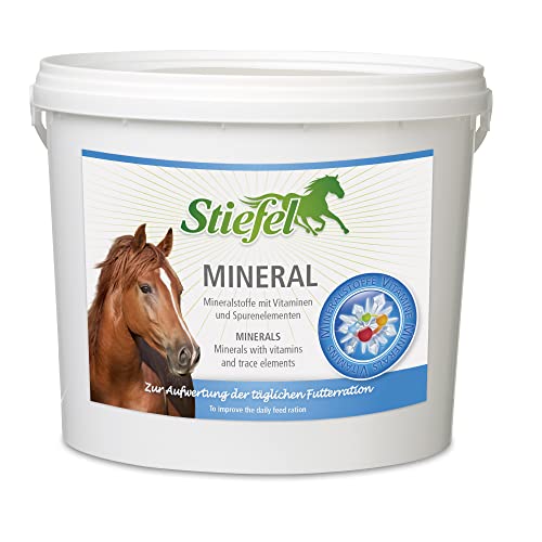 Stiefel Mineral für Pferde, hochwertiges Mineralfutter zur optimalen Versorgung mit Mineralstoffen & Vitaminen für Zucht-, Sport- & Freizeitpferde, Aufwertung der täglichen Futterration, 3kg von Stiefel