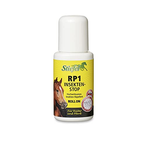 Stiefel RP1 Insekten-Stop Roll On 50ml Insektenschutz für Pferd & Reiter ohne Alkohol geruchsarm hautfreundlich Sensible Pferde Wirkstoff Icaridin von Stiefel