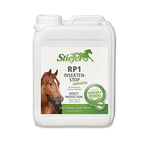 Stiefel RP1 Insekten-Stop Sensitiv 2500ml – Hochwirksames Fliegenspray für Pferde, nahezu geruchslos, schützt vor Mücken, Bremsen & Zecken, für Ekzemer geeignet Stiefel RP1 Insekten-Stop Sensitiv 2500ml – Hochwirksames Fliegenspray für Pferde, nahezu geruchslos, schützt vor Mücken, Bremsen & Zecken, für Ekzemer geeignet von Stiefel