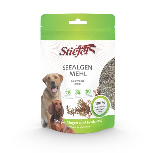 Stiefel Seealgenmehl für Hunde, 100% naturbelassene Seealgen, positiver Effekt auf Haut & Fell, unterstützt das Immunsystem, reich an Mineralstoffen, Spurenelementen & Aminosäuren, 100g von Stiefel