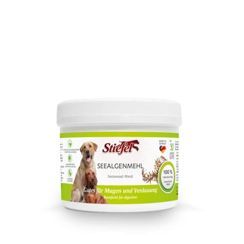 Stiefel Seealgenmehl für Hunde, 100% naturbelassene Seealgen, positiver Effekt auf Haut & Fell, unterstützt das Immunsystem, reich an Mineralstoffen, Spurenelementen & Aminosäuren, 200g Stiefel Seealgenmehl für Hunde, 100% naturbelassene Seealgen, positiver Effekt auf Haut & Fell, unterstützt das Immunsystem, reich an Mineralstoffen, Spurenelementen & Aminosäuren, 200g von Stiefel