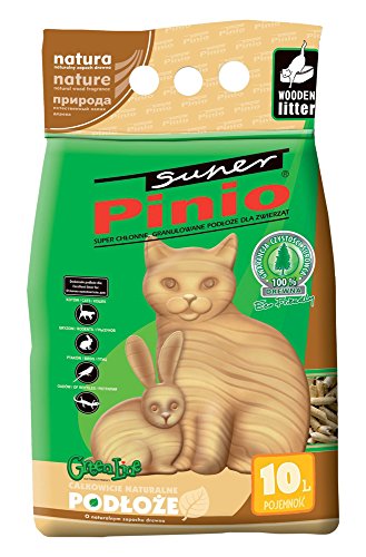 Katzenstreu Super Pinio 10 Liter Pellet Holz Streu Einstreu Katzenstreu aus Holz von Stones Garden