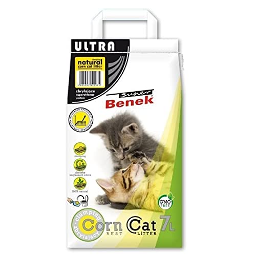 Stones Garden Certech Super Benek Natürliches Katzenstreu Corn Cat Ultra 7 Liter von Jlwiy