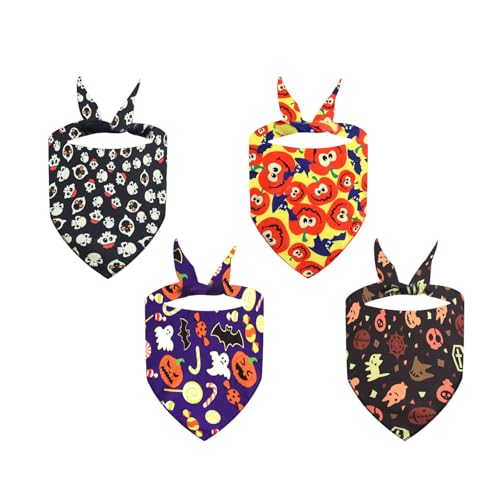 Storage Bag 4pack Hunddreiche Laufe Haltbarkeit Neckerchief Regulierbare Hund Bandanas Labberschalzubehör Tierparty Supply von Storage Bag