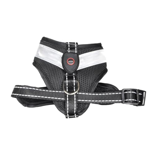 Fashion Dogs Gurt Leine Einstellbare Länge Haustier Brust Rücken LED Hundeweste Mit Stabil von Storage Bag