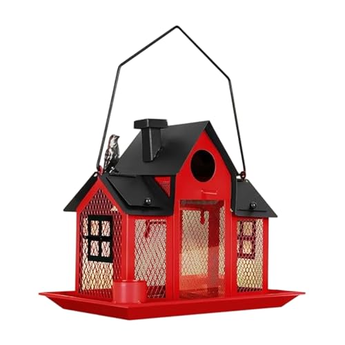 Hängende Vogelfutterläuche Für Äußere Wetterfeste Metallkonstruktion Vogelhaus Feeder Für Vogelzusammenschlüsse Easy Beobachtung Station Hängende Haus Hängende Vogelfutterläuche Für Äußere Wetterfeste Metallkonstruktion Vogelhaus Feeder Für Vogelzusammenschlüsse Easy Beobachtung Station Hängende Haus von Storage Bag
