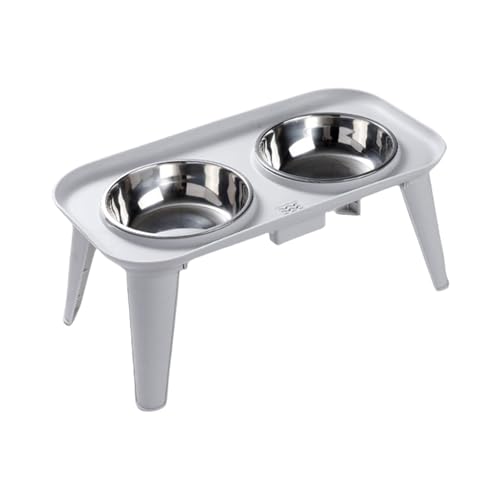 Hals Relief Erhöhte Hundefutter Wasserschalen Edelstahlbehälter Für Große Haustier Fütterungsschüssel Mit Ständer Hals Relief Erhöhte Hundefutter Wasserschalen Edelstahlbehälter Für Große Haustier Fütterungsschüssel Mit Ständer von Storage Bag