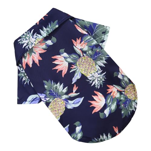 Schöne Welpenstrandhemd Shirt T Shirt Ananas Strand Outfit Kostüm Haustier Outfit Party Haustier Für Ausflüge von Storage Bag
