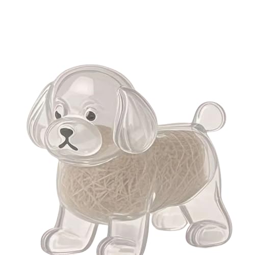 Storage Bag Pet Memorial Charme Plastik Keetsakes Container Konserviert Pelze Hund Figur Haarsammler Schlüsselbund Geschenk Für Haustierbesitzer Haustier Erinnerungen Keepsakes Box von Storage Bag