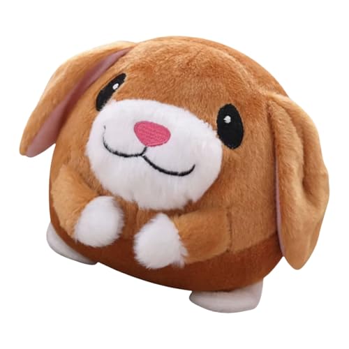 Storage Bag Vibrierende Hundespielzeug Wiederaufladbarer Teaser Für Katzenhunde Interaktiver Plüschhamsterkugel Mit Sprung Und Soundeffekten Interaktives Hundespielzeug von Storage Bag