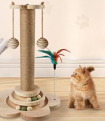 Storystore Katzenspielzeug Interaktives Katzenspielzeug mit Katzenbälle Katzenspielzeug Intelligenz Holz Storystore Katzenspielzeug Interaktives Katzenspielzeug mit Katzenbälle Katzenspielzeug Intelligenz Holz von Storystore