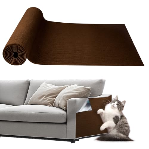 Storystore Kratzmatte für Katzen, selbstklebend, zuschneidbar, kratzfest, Möbelschutz, geeignet für Sofa, Teppiche, Wände, 40 x 200 cm, Braun Storystore Kratzmatte für Katzen, selbstklebend, zuschneidbar, kratzfest, Möbelschutz, geeignet für Sofa, Teppiche, Wände, 40 x 200 cm, Braun von Storystore