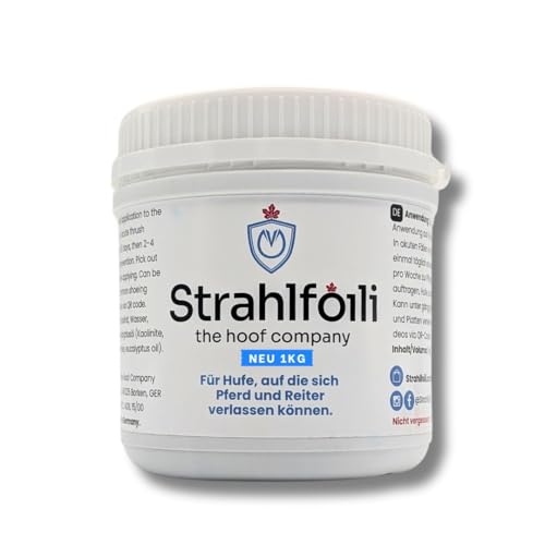Strahlfoili Hufpflegeprodukt, für Strahlfäule und Hufrisse, mit Kaolinit und Eukalyptusöl, 1kg Strahlfoili Hufpflegeprodukt, für Strahlfäule und Hufrisse, mit Kaolinit und Eukalyptusöl, 1kg von Strahlfoili