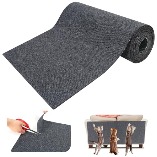 Kratzmatte für Katzen, 99 x 39 cm, selbstklebender Kratzteppich, Kratzbaum-Regale, Ersatz, zuschneidbare Kratzmatte für Möbel, Sofa, Wand, Couch, Tür, Ecke Kratzmatte für Katzen, 99 x 39 cm, selbstklebender Kratzteppich, Kratzbaum-Regale, Ersatz, zuschneidbare Kratzmatte für Möbel, Sofa, Wand, Couch, Tür, Ecke von Strdfeve