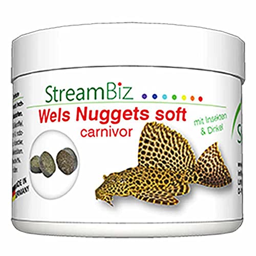 Welsfutter Wels Nuggets Soft carnivor 90 g von StreamBiz
