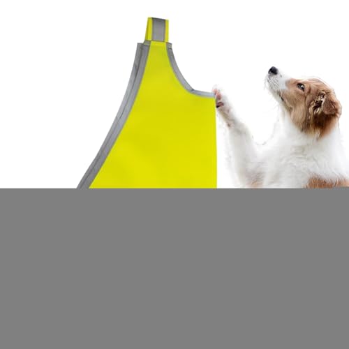 Streysisl Hunde-Jagdweste, fluoreszierende Hundeweste, verstellbar, hohe Sichtbarkeit, für Spaziergänge, Sicherheitsdienst, Training, Bau, Jagd von Streysisl