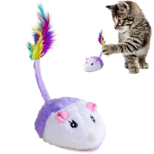 Streysisl Interaktives Katzenspielzeug Maus | Intelligenter Klang | Weiches und sicheres Katzenminze-Spielzeug für Katze Kätzchen drinnen und draußen Streysisl Interaktives Katzenspielzeug Maus | Intelligenter Klang | Weiches und sicheres Katzenminze-Spielzeug für Katze Kätzchen drinnen und draußen von Streysisl