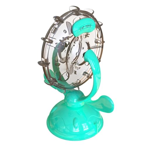 Streysisl Katzen-Leckerli-Spender, Katzen-Leckerli-Spielzeug,Riesenrad Katzenspielzeug - Rotationskatzen-Puzzlespielzeug, auslaufendes Futter für Haustiere, auslaufendes Katzenspielzeug, interaktives Streysisl Katzen-Leckerli-Spender, Katzen-Leckerli-Spielzeug,Riesenrad Katzenspielzeug - Rotationskatzen-Puzzlespielzeug, auslaufendes Futter für Haustiere, auslaufendes Katzenspielzeug, interaktives von Streysisl