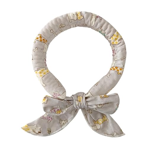 Streysisl Kühlendes Halstuch für Haustiere, kühlendes Halsband für Hunde, Bandanas mit sofortiger Kühlung mit Fliege für Hunde, Kühlkragen von Streysisl