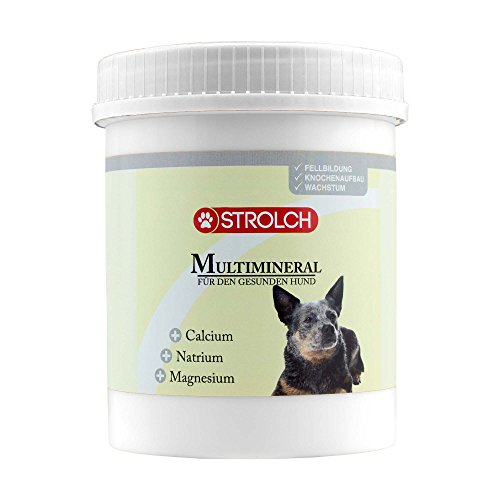 Strolch Multimineral | 1 kg | Hochwertiges Ergänzungsfuttermittel für Hunde | Enthält u.a. Calzium, Natrium und Magnesium | Unterstützung des Knochenbaus und des Wachstums Strolch Multimineral | 1 kg | Hochwertiges Ergänzungsfuttermittel für Hunde | Enthält u.a. Calzium, Natrium und Magnesium | Unterstützung des Knochenbaus und des Wachstums von Strolch
