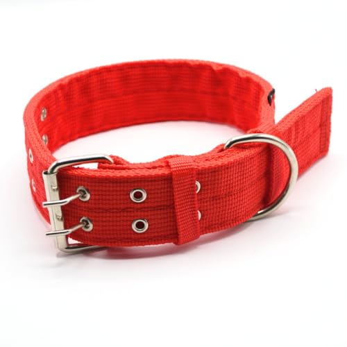 Starkes Halsband für große Hunde (Rot) von Strong Dogs US.