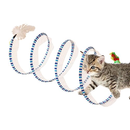 Katzentunnelspielzeug | Katzentunnel, röhrenförmiges Katzenspielzeug,Faltbares Haustier-Abenteuer-Tunnel-Spielzeug für Katzen, Hunde und kleine Haustiere, wiederverwendbares Stronrive von Stronrive