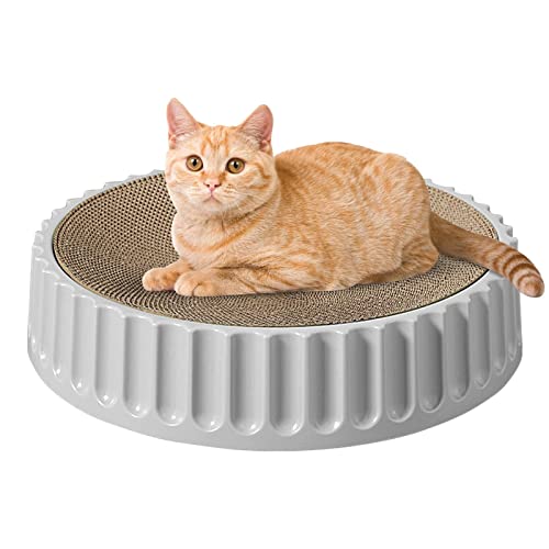 Kratzunterlage für Katzen - Langlebiger, runder Katzenkratzer mit hoher Dichte,Katzenmöbel-Kratzpolster für Katzen im Innenbereich, schlafender von Stronrive