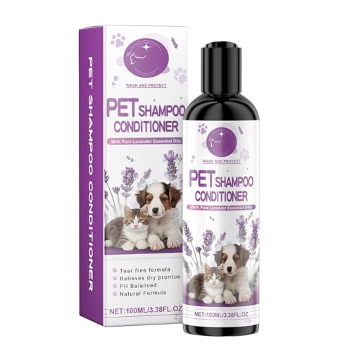 Shampoo-Conditioner für Haustiere,Shampoo-Conditioner für Haustiere,Lavender Pet Detangler Natural 100 ml Hundeshampoo - Desodorierendes, pflanzliches Haustierzubehör, Shampoo-Conditioner für Haustiere,Shampoo-Conditioner für Haustiere,Lavender Pet Detangler Natural 100 ml Hundeshampoo - Desodorierendes, pflanzliches Haustierzubehör, von Stronrive