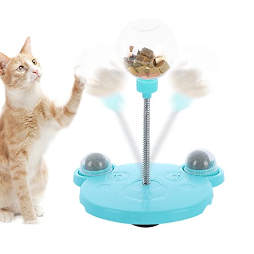 Spring Tumbler Ball Katzenspielzeug, Katzenfutter Ballspielzeug, Futterspender Für Katzenfutter, Interaktives Haustierspielzeug Für Katzen & Hunde von Stronrive