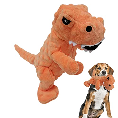 Stronrive Grunzendes Dinosaurier-Hundespielzeug, Hund Kauspielzeug Grunzen Dinosaurier Sound Play, Langlebiges selbstspielendes Hundequetschspielzeug für Zahnärzte, die das Jagen beißen von Stronrive
