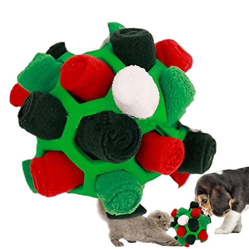 Stronrive Hund Schnüffelball | Pet Snuffing Ball Spielzeug - Tragbares Welpen-Puzzle-Spielzeug zur Förderung der natürlichen Nahrungssuche und des Slow Feeder-Trainings von Stronrive