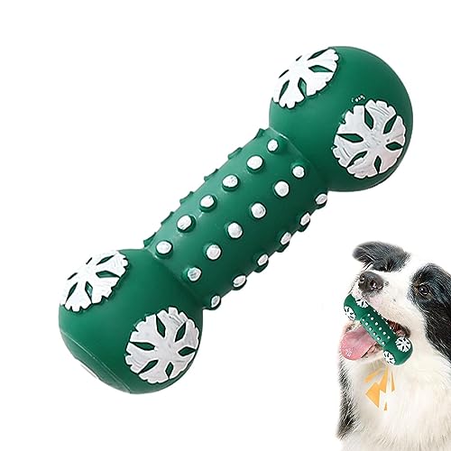 Stronrive Kauspielzeug für Hunde,Weihnachtsdesign-Kauspielzeug für Hunde | Interaktives, bissfestes Trainingsspielzeug, Beißring, multifunktional, für Welpen, Hunde, Haustiere, Kätzchen von Stronrive